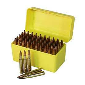 Max-Comp Ammo Box Rifle 50 Round Deluxe Fits 22-250 243 308