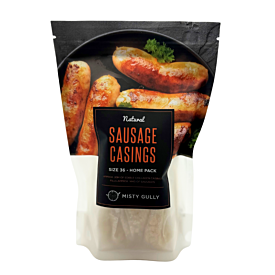 Misty Gully - All Natural Hog Casings - Size 36 - Home Pack