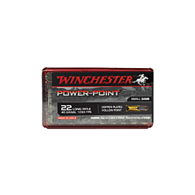 Winchester Powerpoint 22Lr 40Gr Hp Copper Plated 50Pk