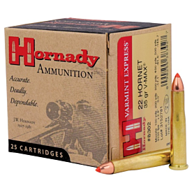 Hornady - Ammo 22 Hornet 35 Gr Vx 25Pk