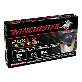 Winchester Defender 2Ga 2-3/41Oz Slug/3Xoo Buck 10Pk