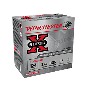Winchester - Super X - 12G - 4Buck - 27 Pellet
