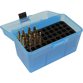 Mtm - 50 Rd Hinged Ammo Box 30/06270 - Blue