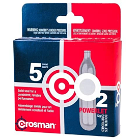 Crossman Co2 Cartridges Powerlet - 5 Pk
