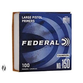 Federal Primer 150 Large Pistol 100Pk