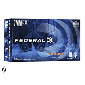 Federal 7Mm Mauser 140Gr Sp Power-Shok 20Pk