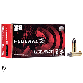 Federal 38 Spl 158Gr Lead Rn American Eagle