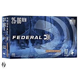 Federal 25-06 Rem 117Gr Sp Power-Shok 20Pk