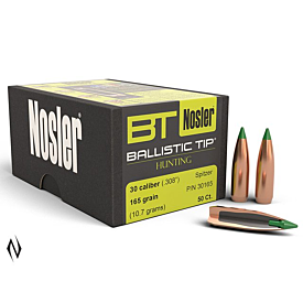 Nosler 308 30 Cal 165Gr Ballistic Tip 50Pk