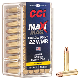 Cci 22Wmr Maximag Hp 40Gr Jhp 50 Pack