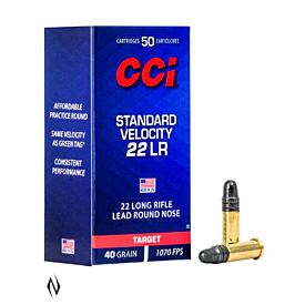 Cci 22Lr Standard Velocity 40Gr Solid 50Pk