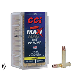 Cci 22Wmr Maxi Mag Tnt 30Gr Jhp 50Pk