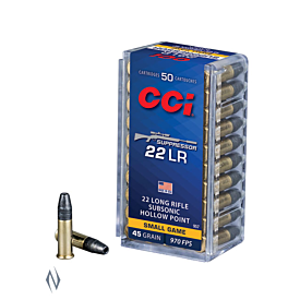 Cci 22Lr Suppressor 45Gr Hp 970Fps