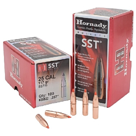 Hornady - 25 Cal .257 117 Gr Sst