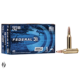 Federal 243 Win 75Gr Jhp Ae Varmint 40Pk