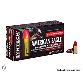 Federal 9Mm Luger 124 Gr Tsj Syntech Jacket American Eagle