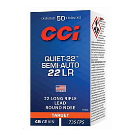 Cci 22Lr Quiet Semi Auto 45Gr Lrn 735Fps