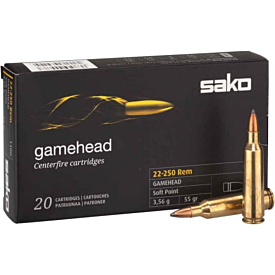 Sako - 22-250 55Gr Gamehead 50 Pack