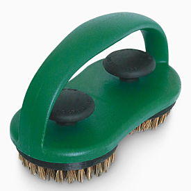 Big Green Egg Dual Brush Palmyra Grid Scrubber