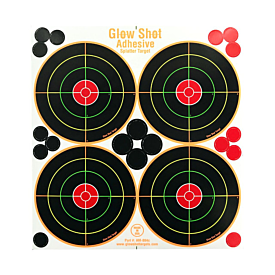 Glow Shot 4 Spot Adhesive 25Pk