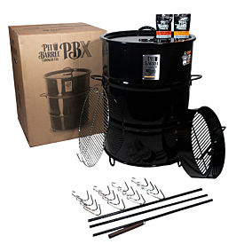 The Que Club Pit Barrel Cooker Pbx 22.5in