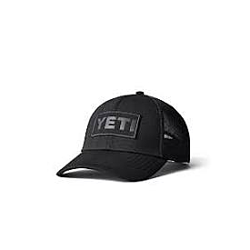 Yeti - Black On Black Patch Trucker Hat