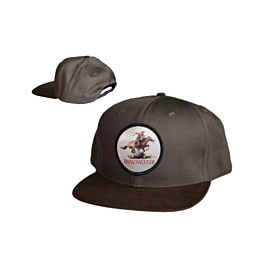 Winchester Snap Back Badge Charcoal