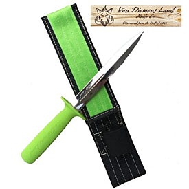 Van Diemens Land - Pig Sticker - Lime Handle With Sheath