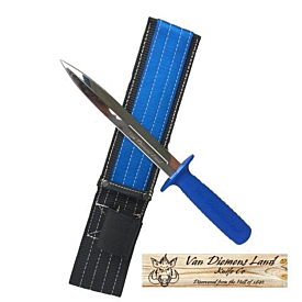 Van Diemens Land - Pig Sticker - Blue Handle With Sheath