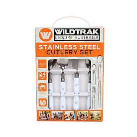 Wildtrak - 24Pc Cutlery Set Stainless Steel Ac Cc1012 6/48