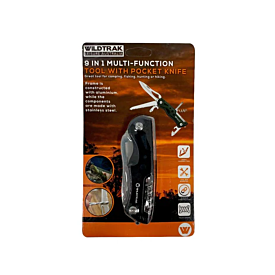 Wildtrak -9 In 1 Multi Tool With Pocket Knife