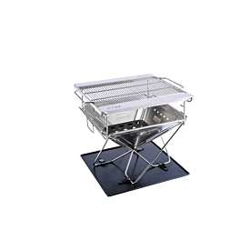 Kings Folding Firepit Grill